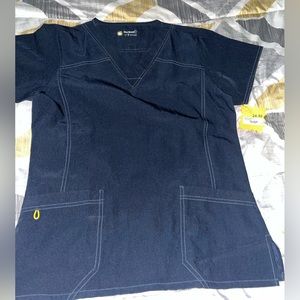 Fourstretch womens scrub top M